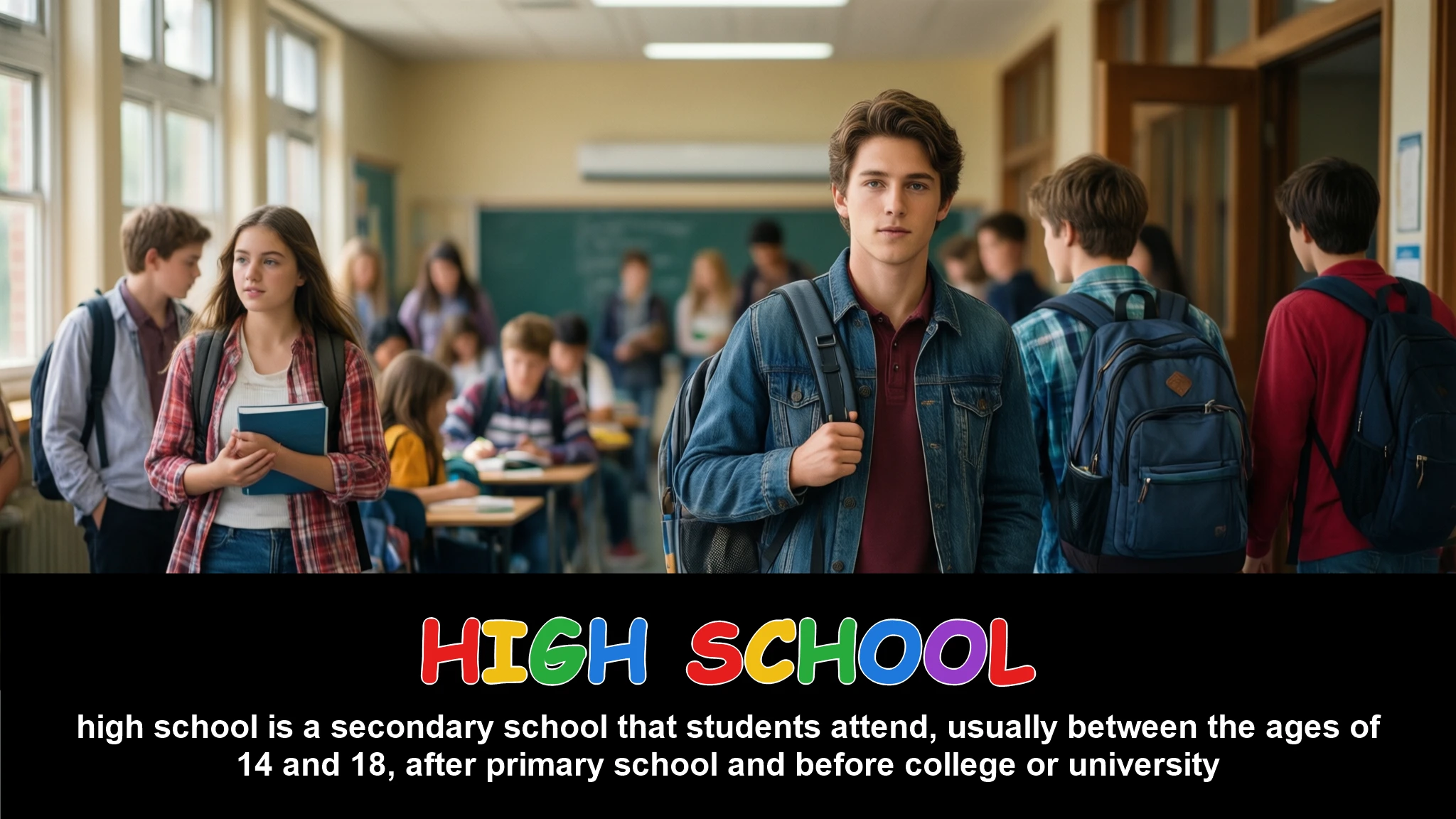 English Illustration for high school